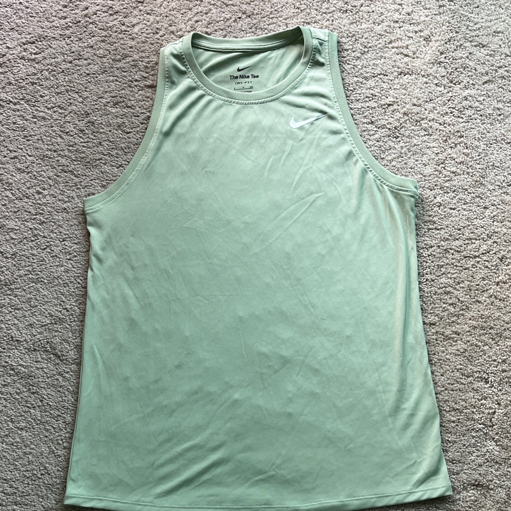 Nike Light Mint Athletic Tank Top